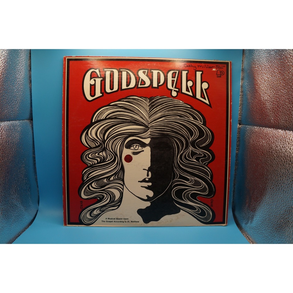 Godspell Original Cast Recording Vinyl LP Bell 1102 Stephen Schwartz 1971 33RPM